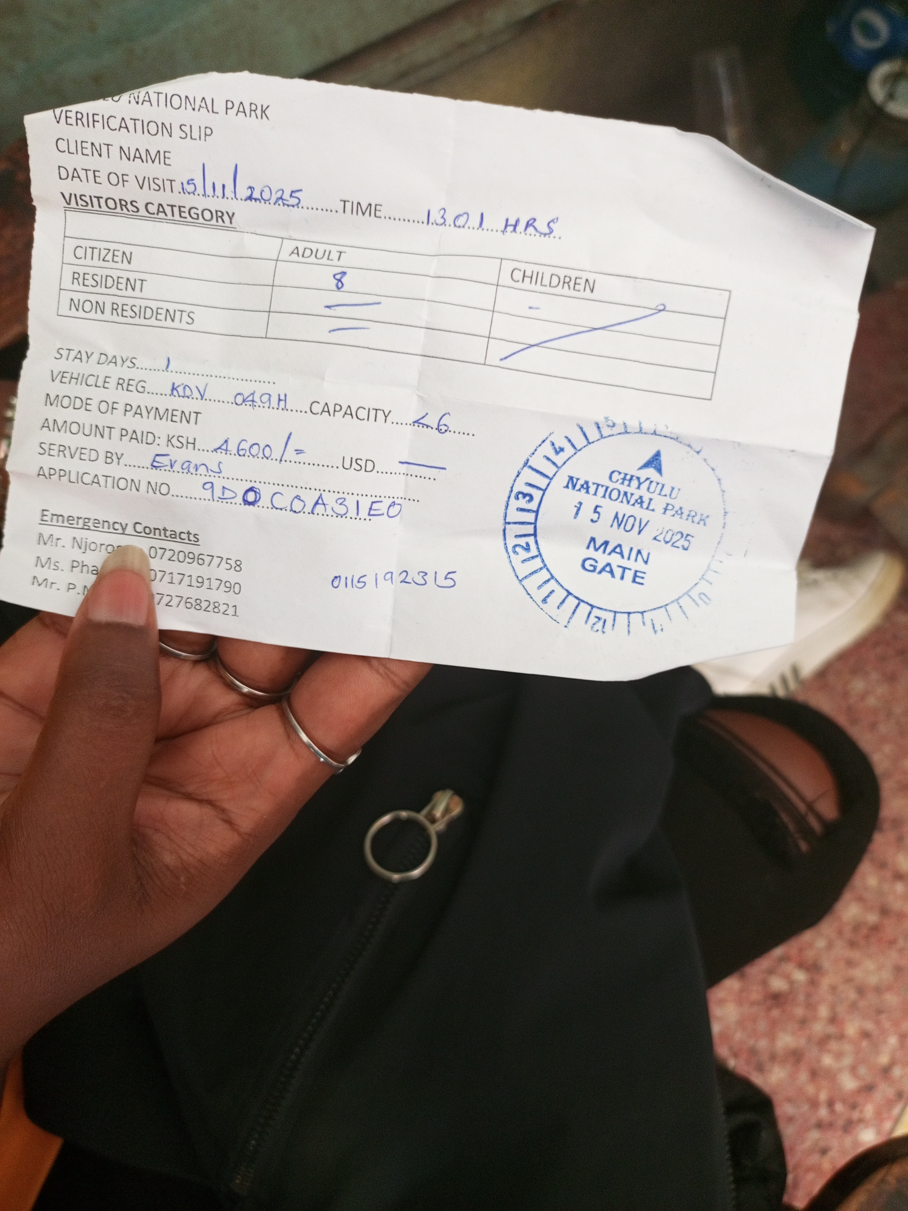 Echoes of Chyulu Tours trip to Chyulu Hills National Park 